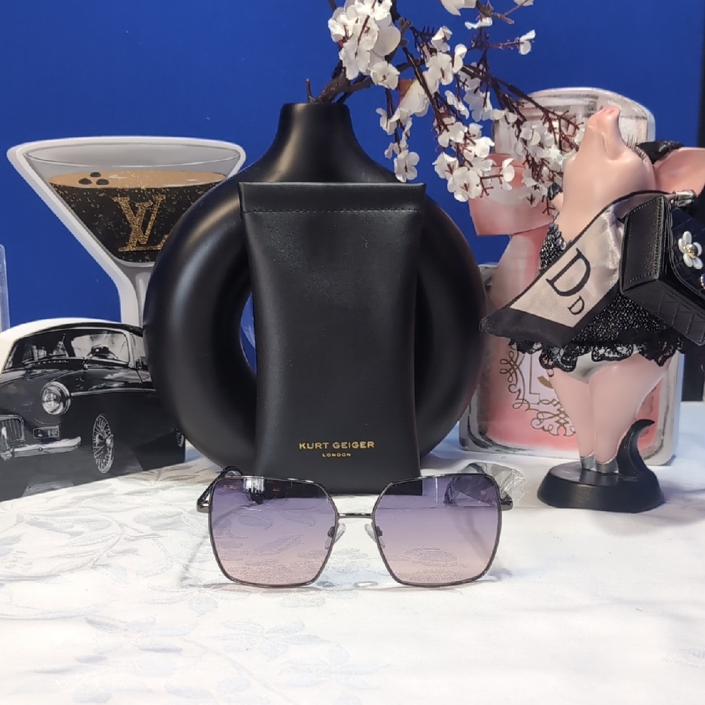 Kurt Geiger Black Gradiant Sunglasses